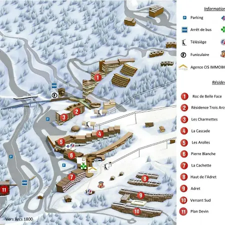 Les Arcs 1600, 1 Pièce, 4 Personnes - Fr-1-411-123 Appartamento *